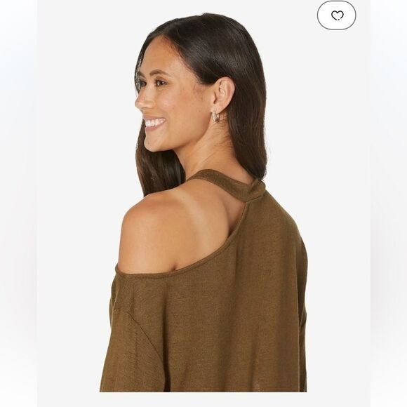 Sanctuary Womens Full Time Lover Green Knit Tee Pullover Top Shirt NWT - Picture 6 of 8